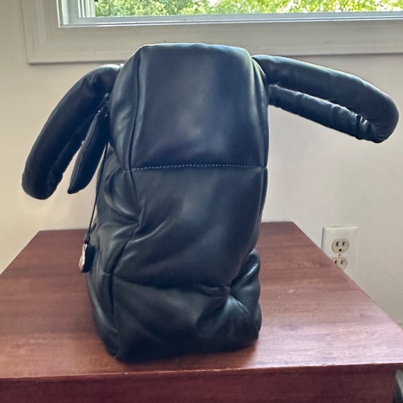 Coach Black Leather Restored Pillow Tote - Picture 3 of 16